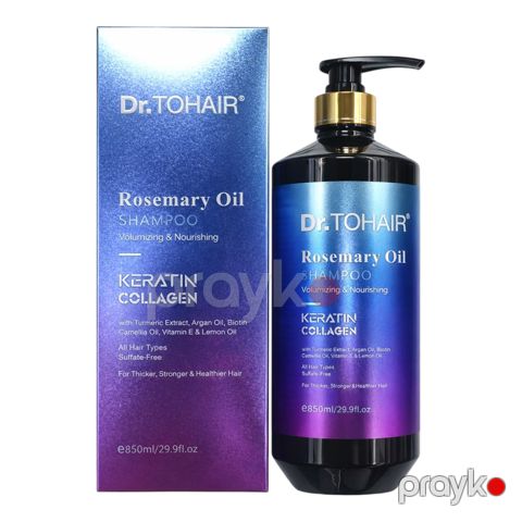 Saç şampunu Dr.Tohair Rosemary Oil Qidalandırıcı 850 ml — Bakı