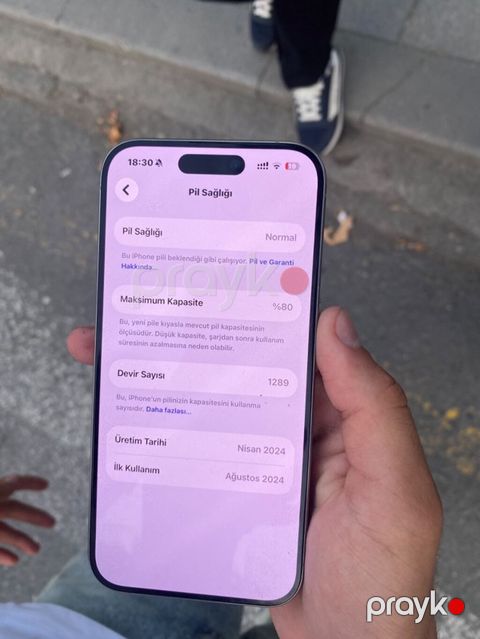 IPhone 15 Pro, 256 GB, Gümüşü, Face ID — Göyçay
