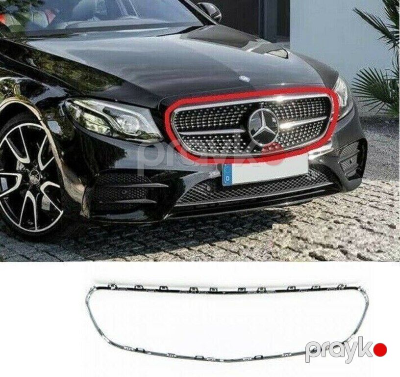 "Mercedes W213, Mercedes E213" radiator barmaqlığı nikeli xrom çərçivəsi — Ehtiyat hissələri və aksesuarlar, Bakı (3)