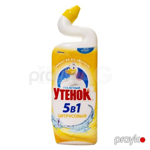 Tualet üçün yuyucu vasitə Туалетный Утёнок 5-i 1-də, limon, 500 ml — Bakı