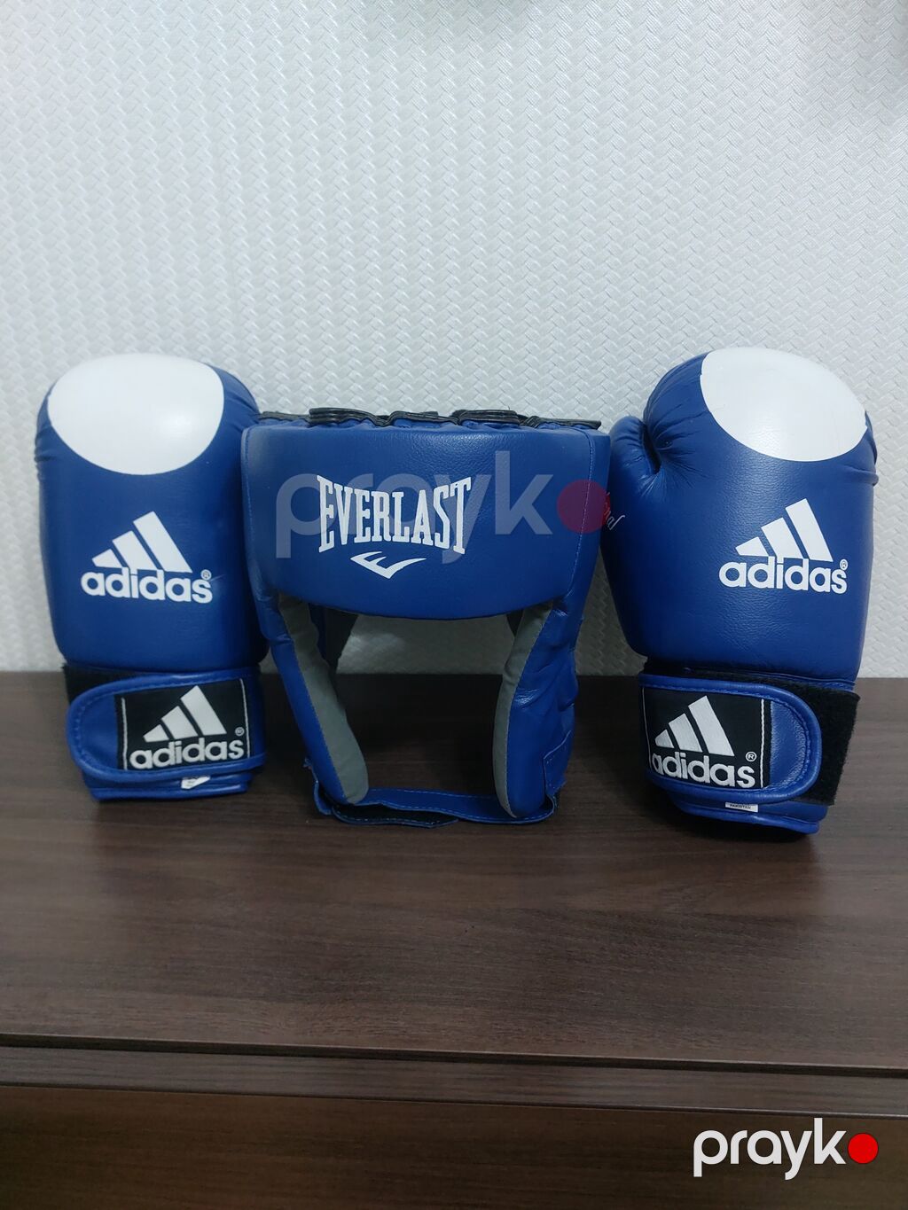 Boks dəsti – Adidas əlcəkləri + Everlast başlıq - Brend və model — Döyüş sənətləri, Bakı (3)