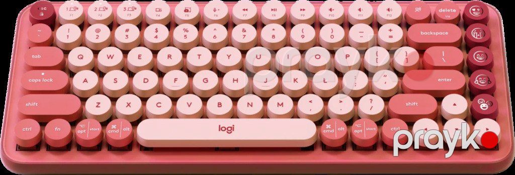 Logitech POP Keys Mechanical Wireless Keyboard with Customizable Emoji — Periferik cihazlar, Bakı (4)
