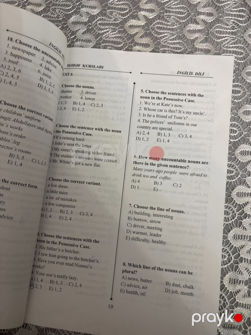 Məhsul: İngilis dili test bankı (Hədəf nəşriyyatı) - Siniflər: V–XI — Kitablar, Bakı (2)