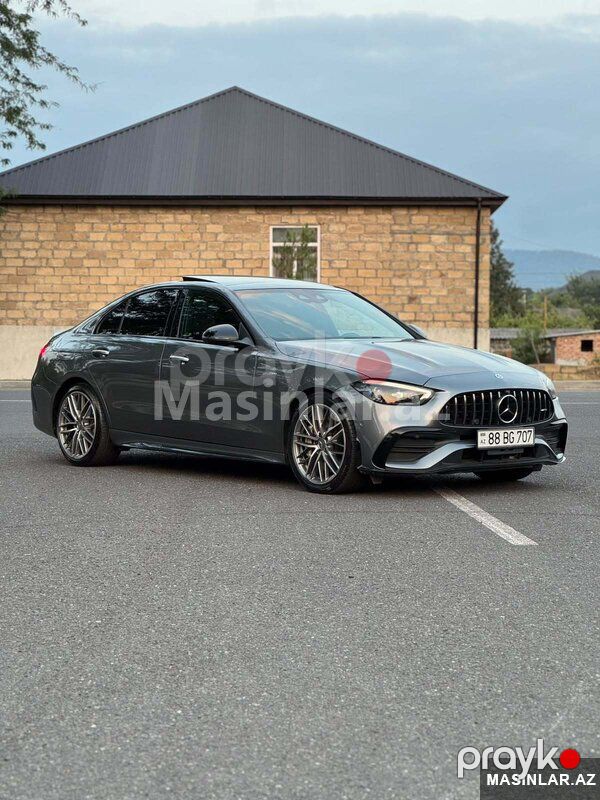 Mercedes C43 AMG, 2022 il — Minik avtomobili icarəsi, Bakı (5)