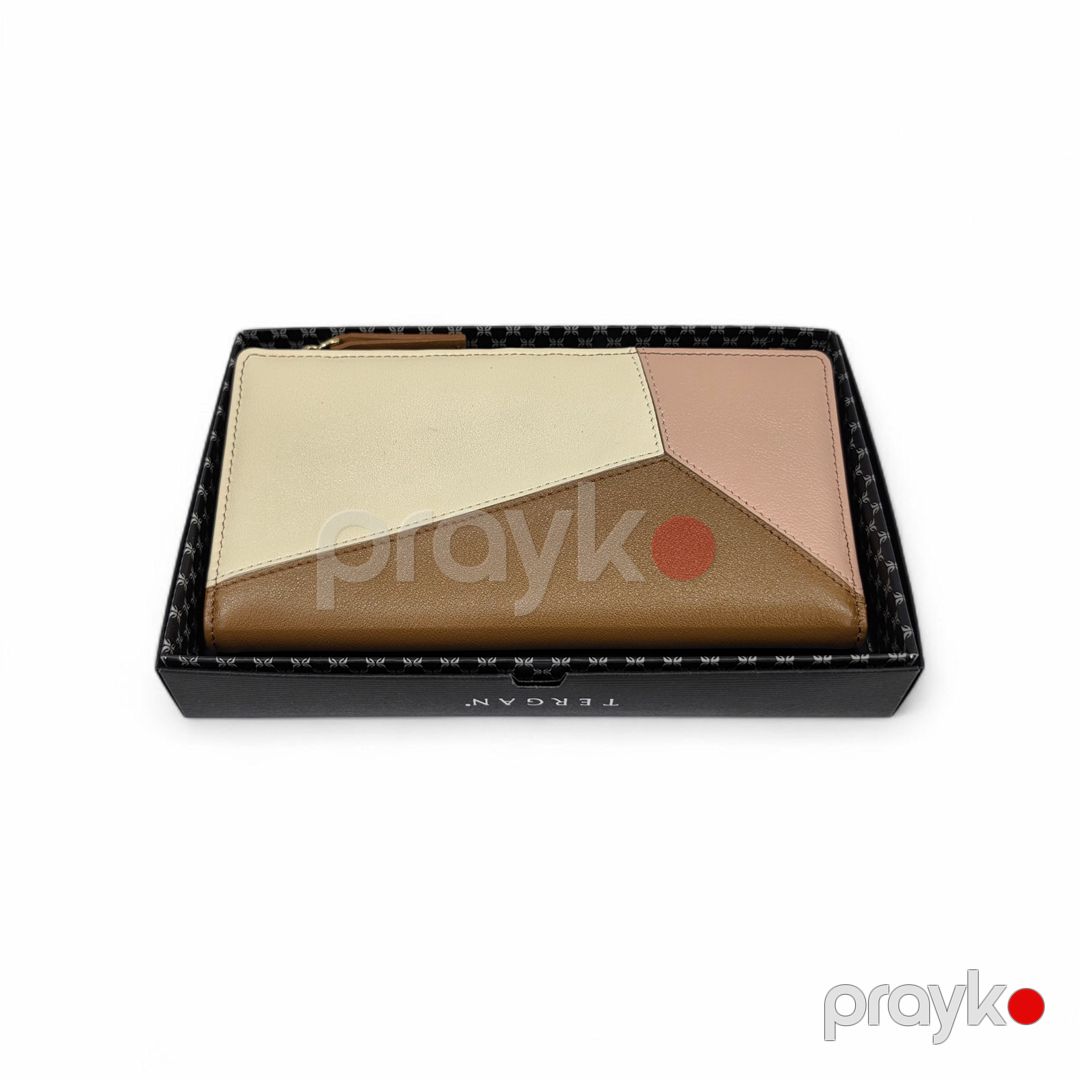 Portmone Tergan, Rəngbərəng, Təbii dəri, 10x19 sm — Mallar, Bakı (2)