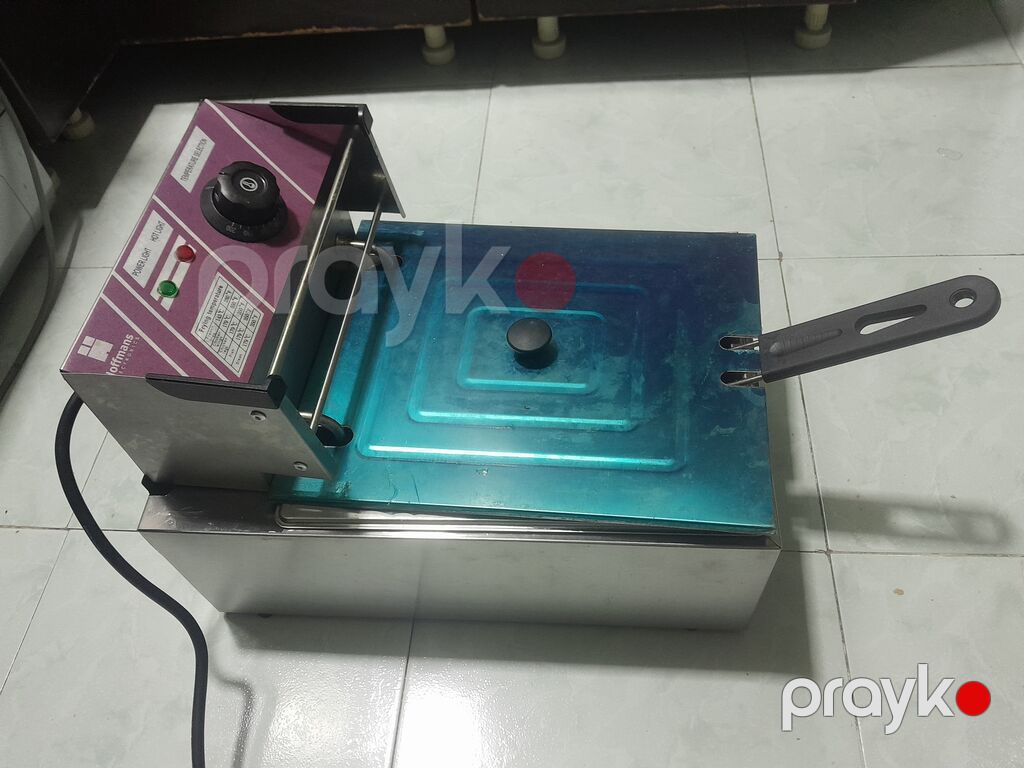 Hoffmans Electronics elektrik fritözü – HM-88-1 - Tutum: 6 litr — Frilyör, Siyəzən (3)