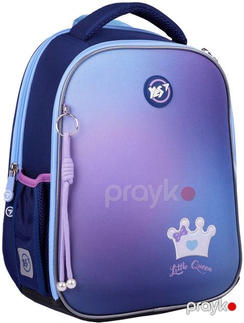 Məktəbli bel çantası Yes H-100 Little Queen, EVA/polyester, 35х28х15 sm, rəngarəng — Bakı