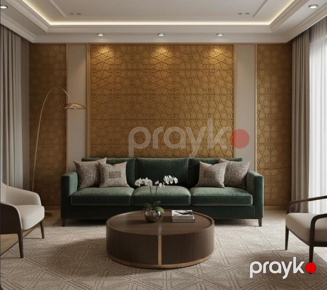 3D gips panel — Təmir və inşaat, Bakı (5)
