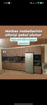 Mətbəx mebellərinin sifarişi qəbul olunur. - Fərdi dizayn: ölçü — Кухонная мебель