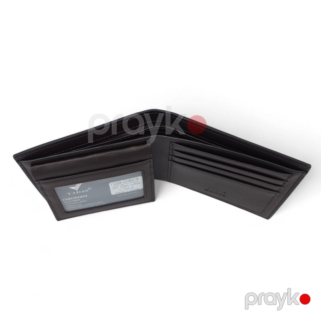 Portmone Yadas Y229-D082, poliuretan, qəhvəyi, 9.5 sm — Mallar, Bakı (3)