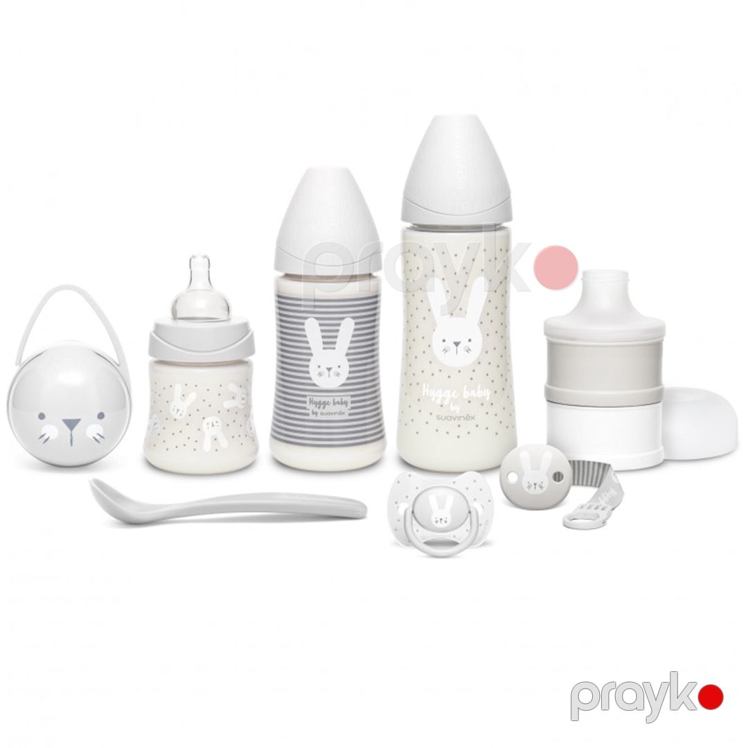 Yenidoğulanlar üçün dəst Suavinex Premium Welcome Baby Set, 0-6 ay, boz — Mallar, Bakı (2)
