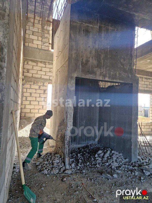 Söküntü işlərin görülməsi — Təmir və inşaat, Bakı (2)