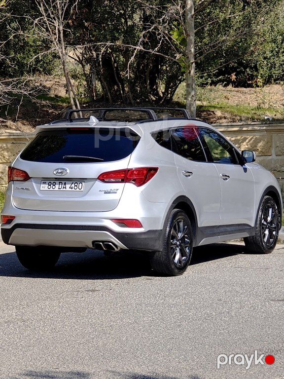 Hyundai Santa Fe, 2.0 L, 2016 il, 95 000 km — Avtomobillər, Bakı (11)