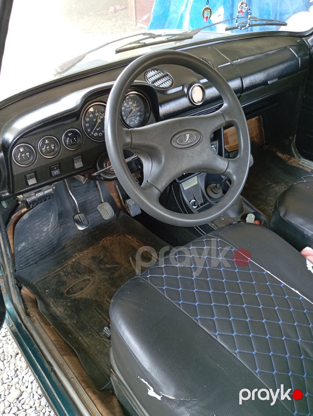 VAZ 2106 (Lada 1600) sedan - Kuzov: klassik “altılıq” dizayn, tünd 44-BM-525 — Avtomobillər, Naftalan (3)