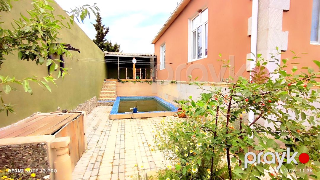 Satılır 3 otaqlı həyət evi/bağ evi 92 m² — Ev, villa, Bakı (3)