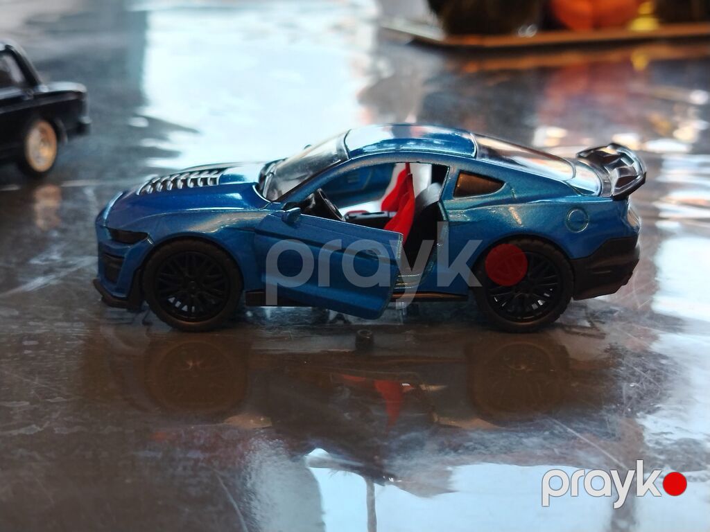 Mavi rəngli metal oyuncaq sport kupe maketi - Korpus: metal gövdə — Modellar, Bakı (2)
