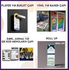 Buklet, vinil və s. çap işləri — Bakı