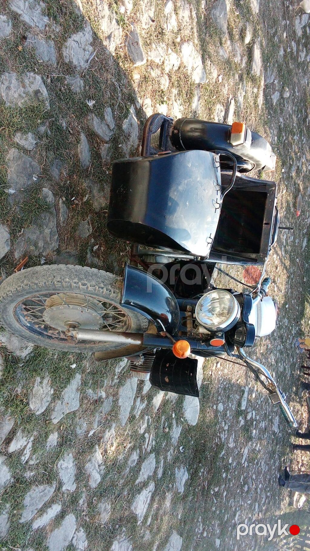 Sovet istehsalı üçtəkərli motosiklet (sayırtısı olan model) — Motosikletlər, Qobustan (2)