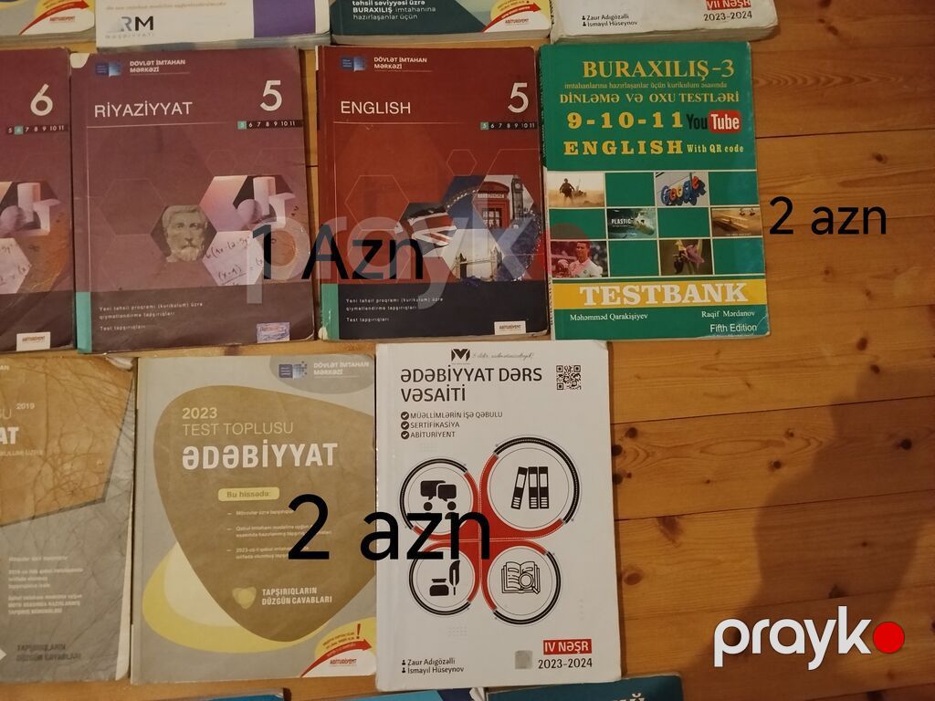 DİM və digər nəşrlərdən imtahana hazırlıq üçün kitablar toplusu — Kitablar, Bakı (4)