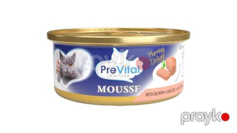 Pişiklər üçün paştet Prevital Cat Mousse Qızıl balıq ilə, 85 q — Bakı