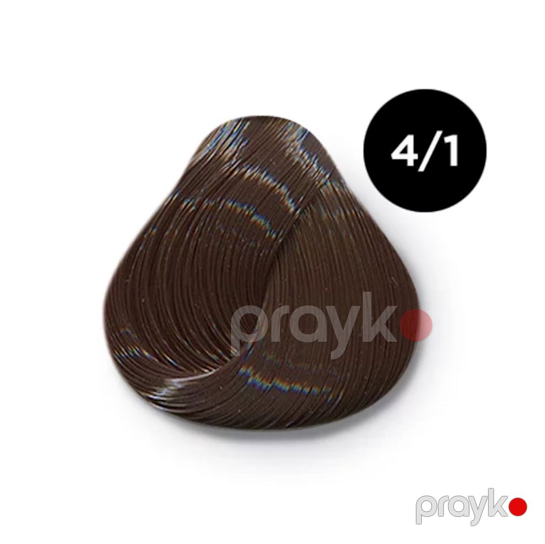 Permanent krem-boya Ollin Professional Ollin Color 4/1 şaten kül 100 ml — Mallar, Bakı (2)