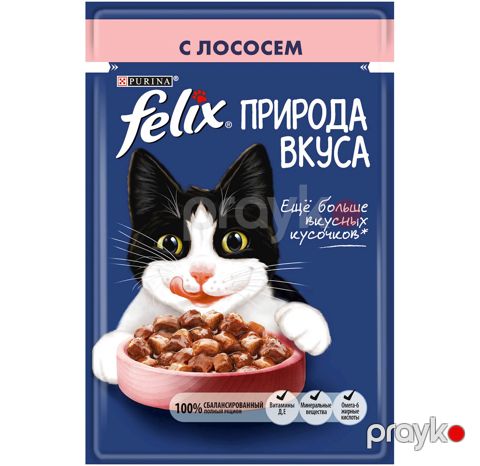 Nəm yem Purina Felix pişiklər üçün iştahaçan parçala jeledə qızıl balıq ilə, 85 q — Bakı
