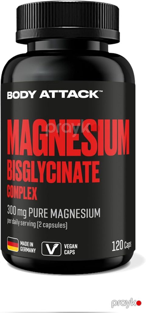 Vitaminlər Body Attack Magnesium Bisglycinate, 120 kapsul — Bakı
