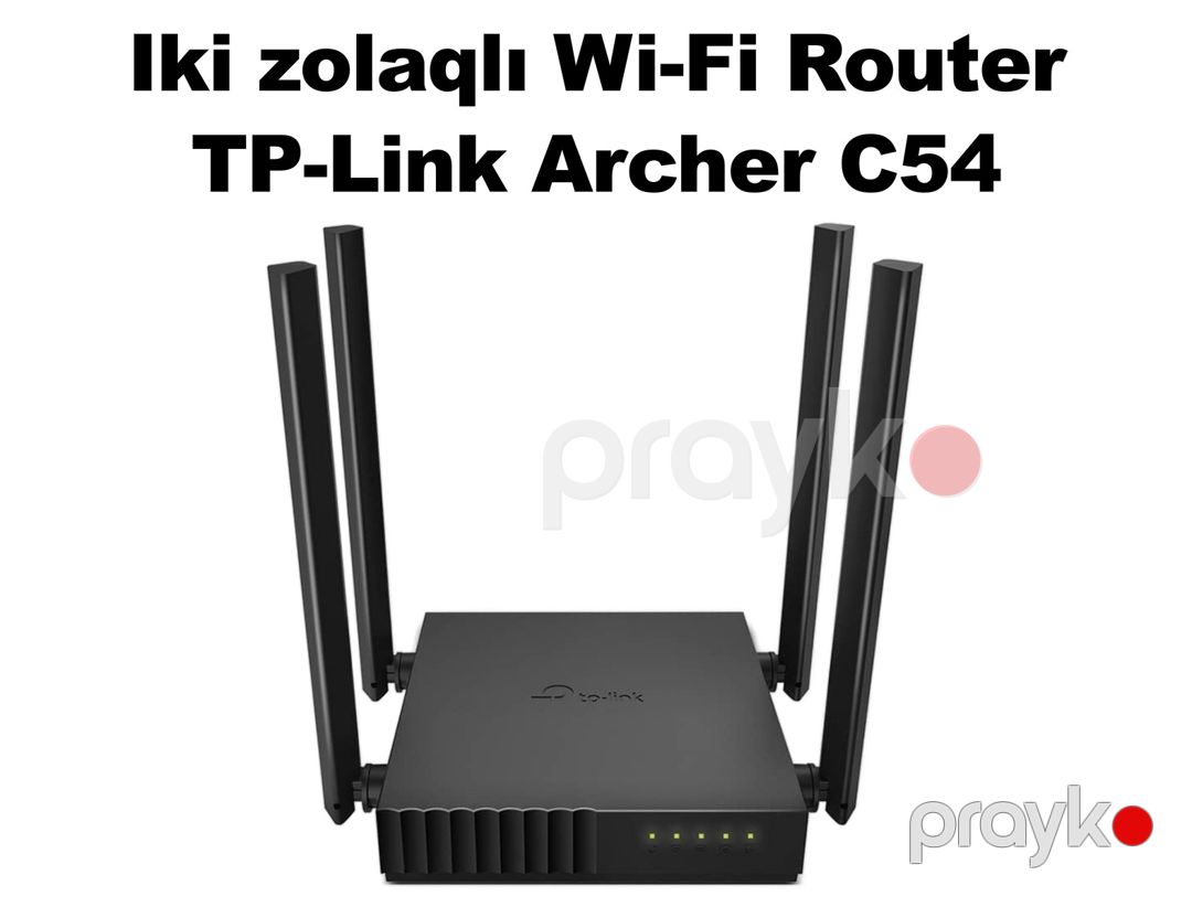 Wi-Fi Router TP-Link Archer C54 AC1200 Dual Band — Şəbəkə və server avadanlığı, Bakı (2)