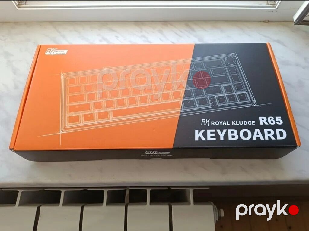 Mechanical keyboard Royal Kludge R65 65% Phantom Black Ideal — Klaviaturalar və siçanlar, Bakı (3)
