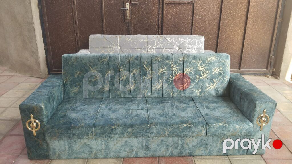 Divan, Yeni, Vеlur parça, Pulsuz çatdırılma — Divanlər, Mehdiabad (3)