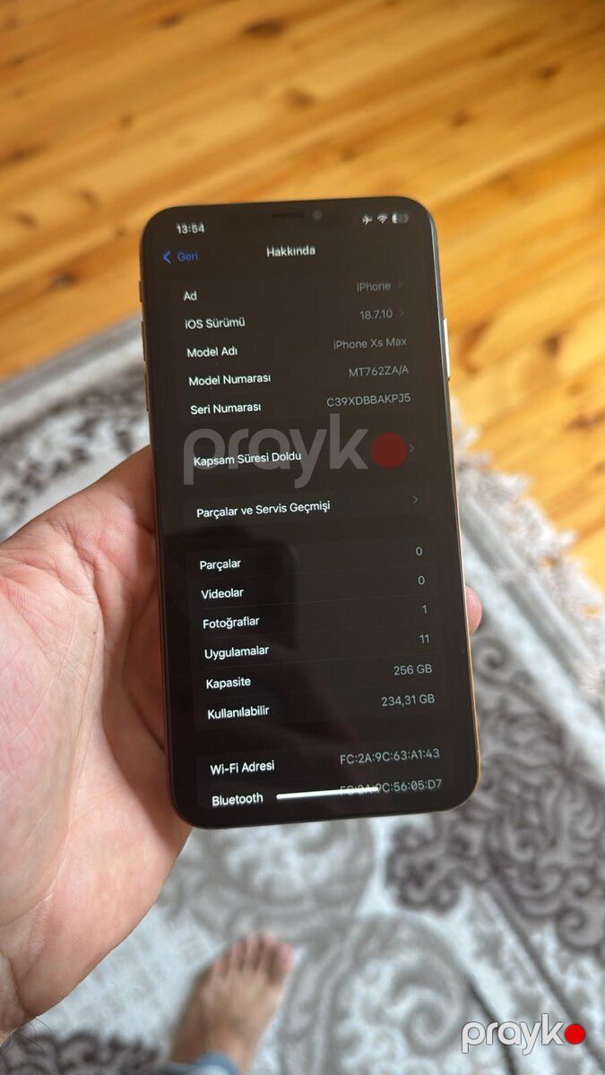 Apple iPhone XS Max Gold 256GB/4GB — Smartfonlar, Bakı (3)