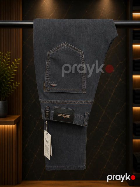 Kişilər üçün düz cins 2366634, göy, pambıq, ölçü 40 — Bakı
