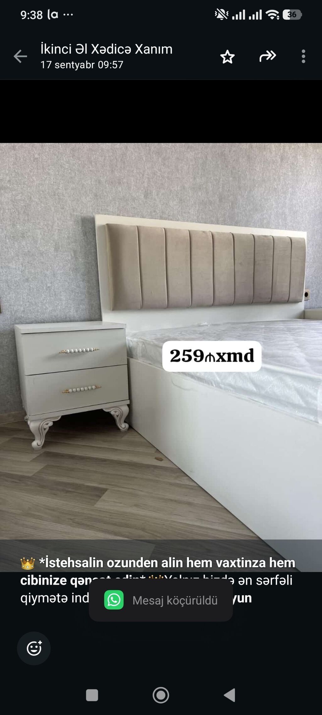 İstehsalin ozunden alin hem vaxtinza hem cibinize qənaət edin — Yataqlar, Bakı