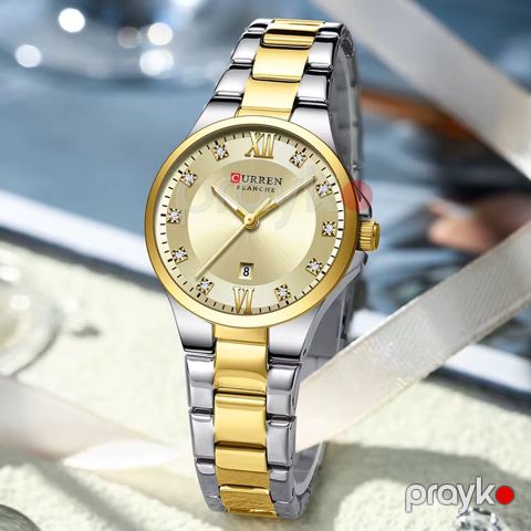 Qol saatı qadınlar üçün Curren Blanche Gold/Silver — Bakı