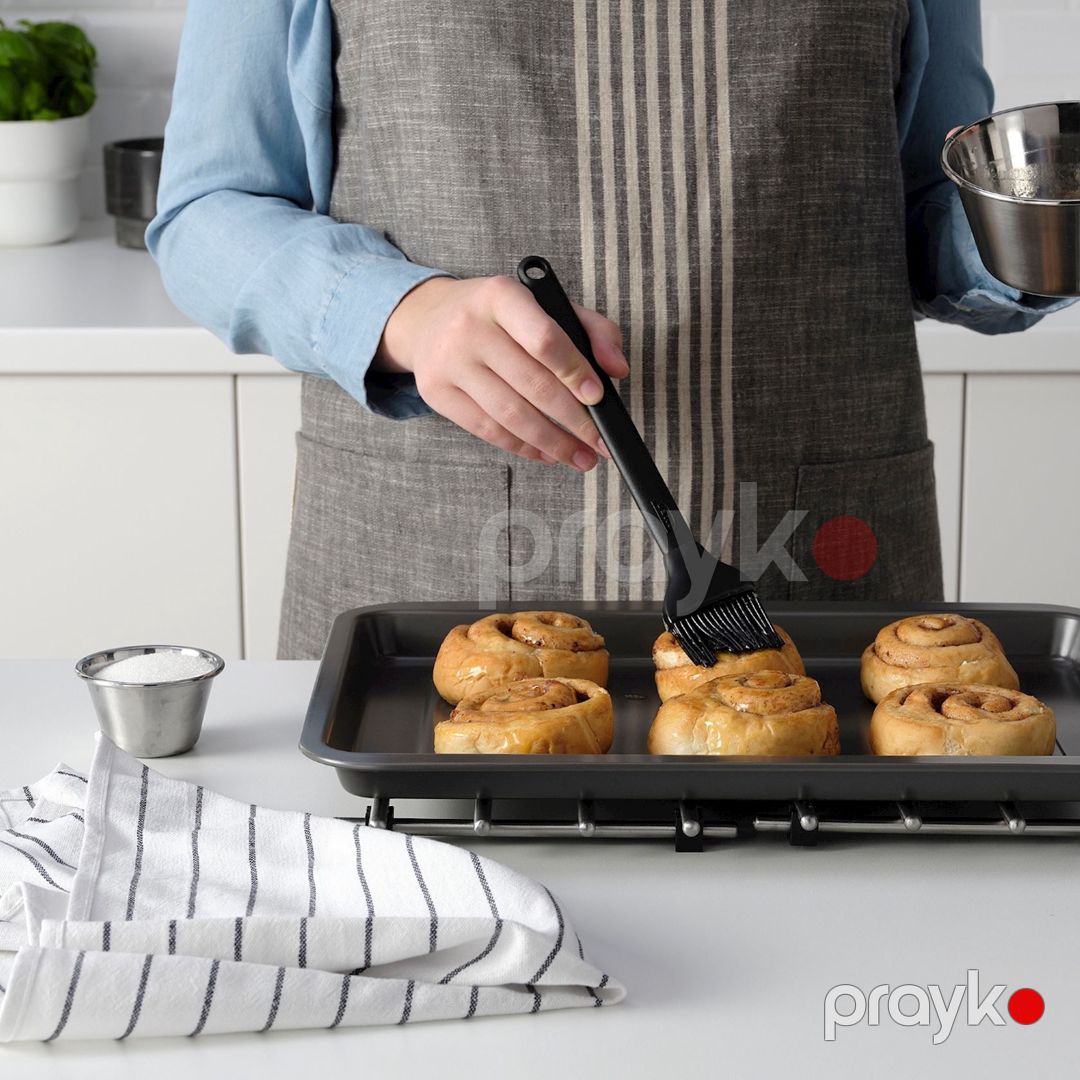 Qril üçün fırça IKEA Grılltıder 004.445.54, polipropilen/silikon kauçuk, qara, 25 sm — Mallar, Bakı (3)