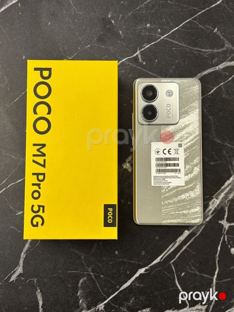 Poco M7 Pro 5G, 256 GB, rəng - Gümüşü, Zəmanət — Bakı