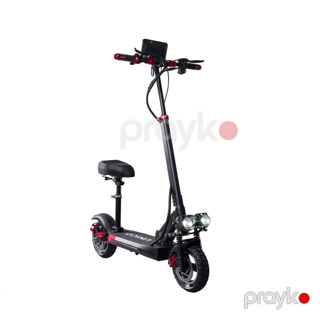 Elektrikli skuter YT100736, 35 km/s, qara — Mallar, Bakı (2)