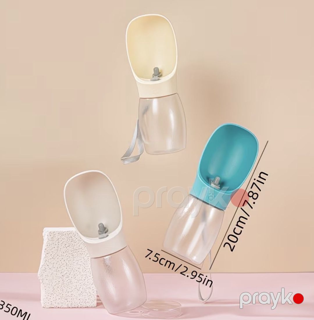 İtlər və pişiklər üçün şüşə-təknə, plastik, açıq mavi, 350 ml — Mallar, Bakı (3)