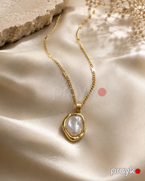 Boyunbağı No brand, Paslanmayan polad, Qızılı, 45 mm — Bakı