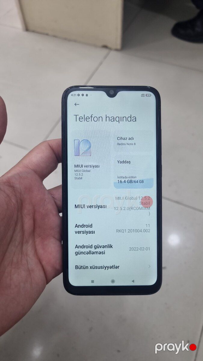 Xiaomi Redmi Note 8 Space Black 64GB/4GB — Smartfonlar, Bakı (2)
