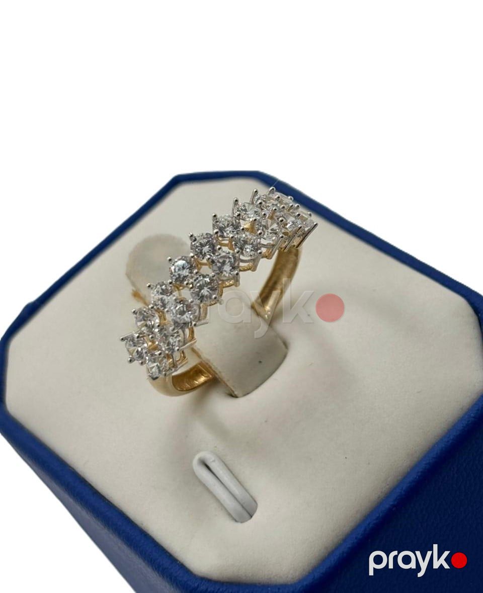 Qadın qızıl üzüyü 585 əyyar 10446, ölçü 18.5 mm, 1.75 q - ozg.10446 No Brand — Mallar, Bakı (2)