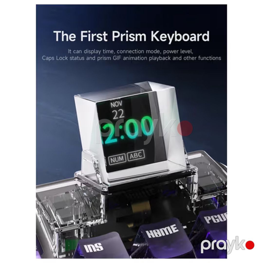 Ajazz MK87 Prism Purple-Yellow — Periferik cihazlar, Bakı (5)