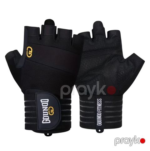 Fitnes üçün əlcəklər Gounod, qara, ölçü XL — Bakı