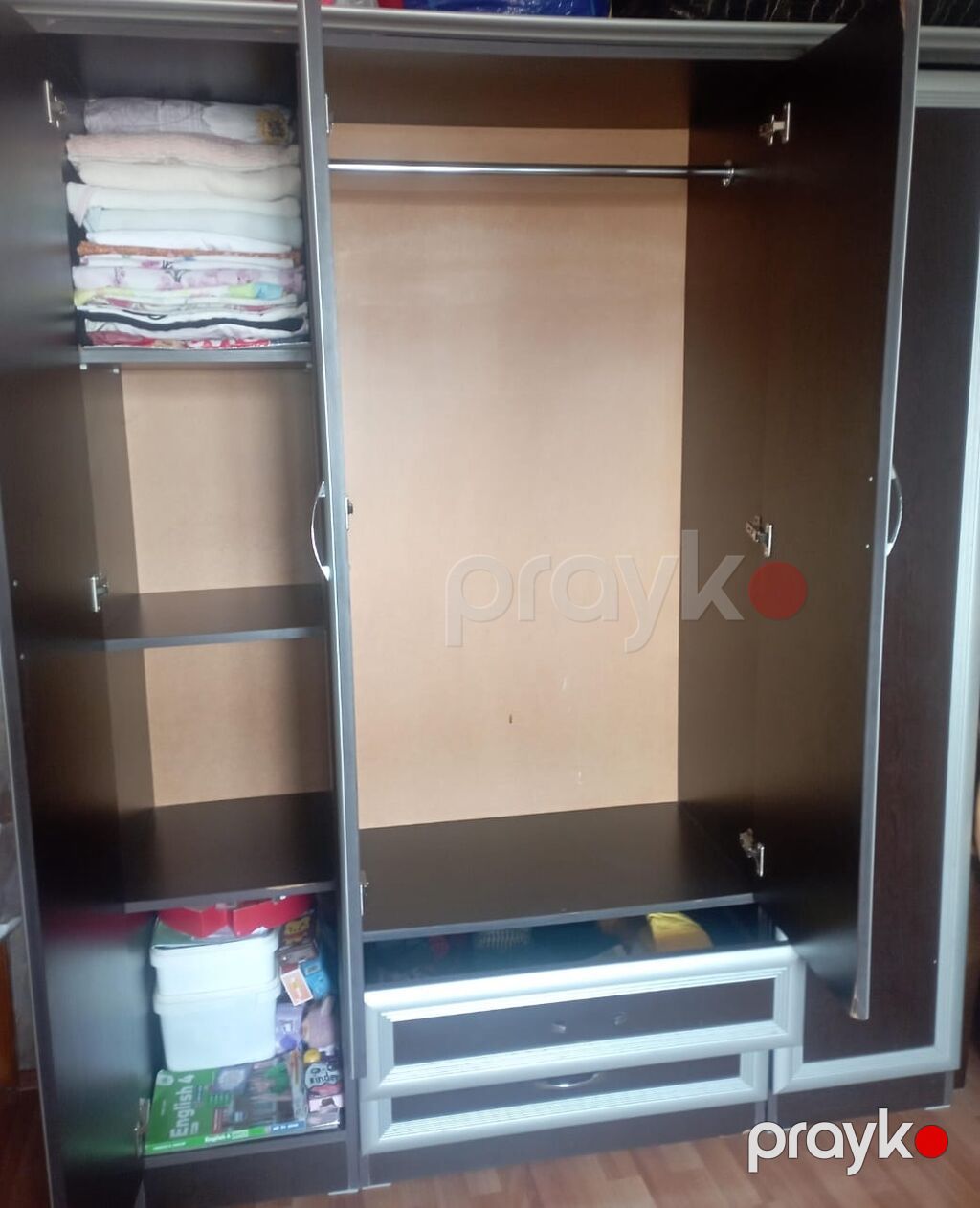 Yataq otağı dəsti satılır.2 ədəd tək nəfərlik yataq və 1 ədəd 4 qapılı — Uşaq mebeli dəstləri, Sumqayıt (2)