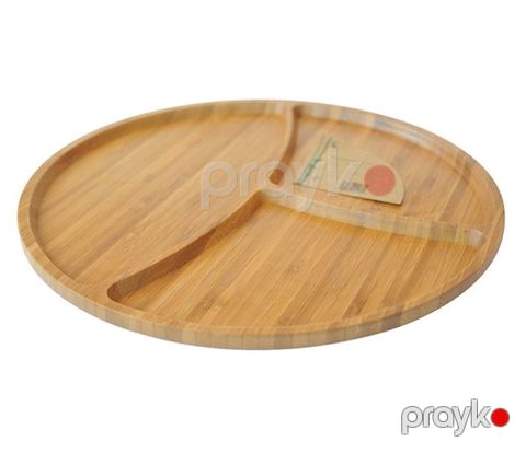 Çərəz qabı Baku Home Decor, fiqurlu, bambuk, qəhvəyi — Bakı