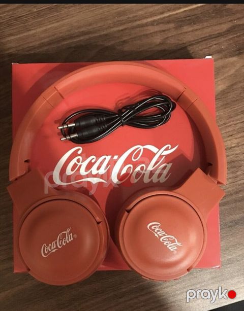 Coca‑Cola temalı qulaqlıq Bluetooth dəstəyidə var - Rəng: Coca‑Cola — Bakı