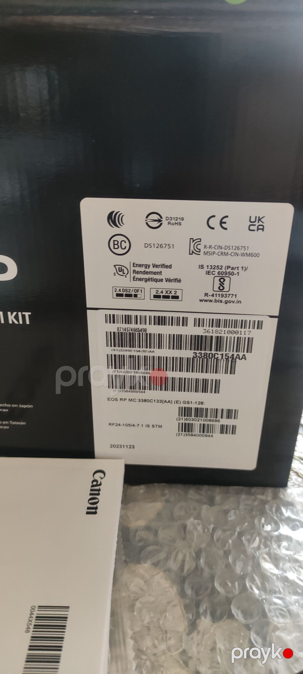 Canon RP +kit obyektiv. Salam. Yenidir yoxlama üçün maksimum 40-50 — Fotoaparat, Sumqayıt (2)