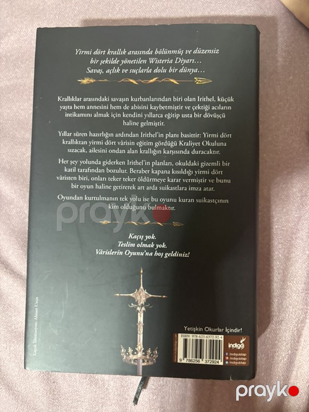 Məhsul: Kitab – “Vârislərin Oyunu” (Wisteria 1) Müəllif: Adora Yağmur — Kitablar, Bakı (2)