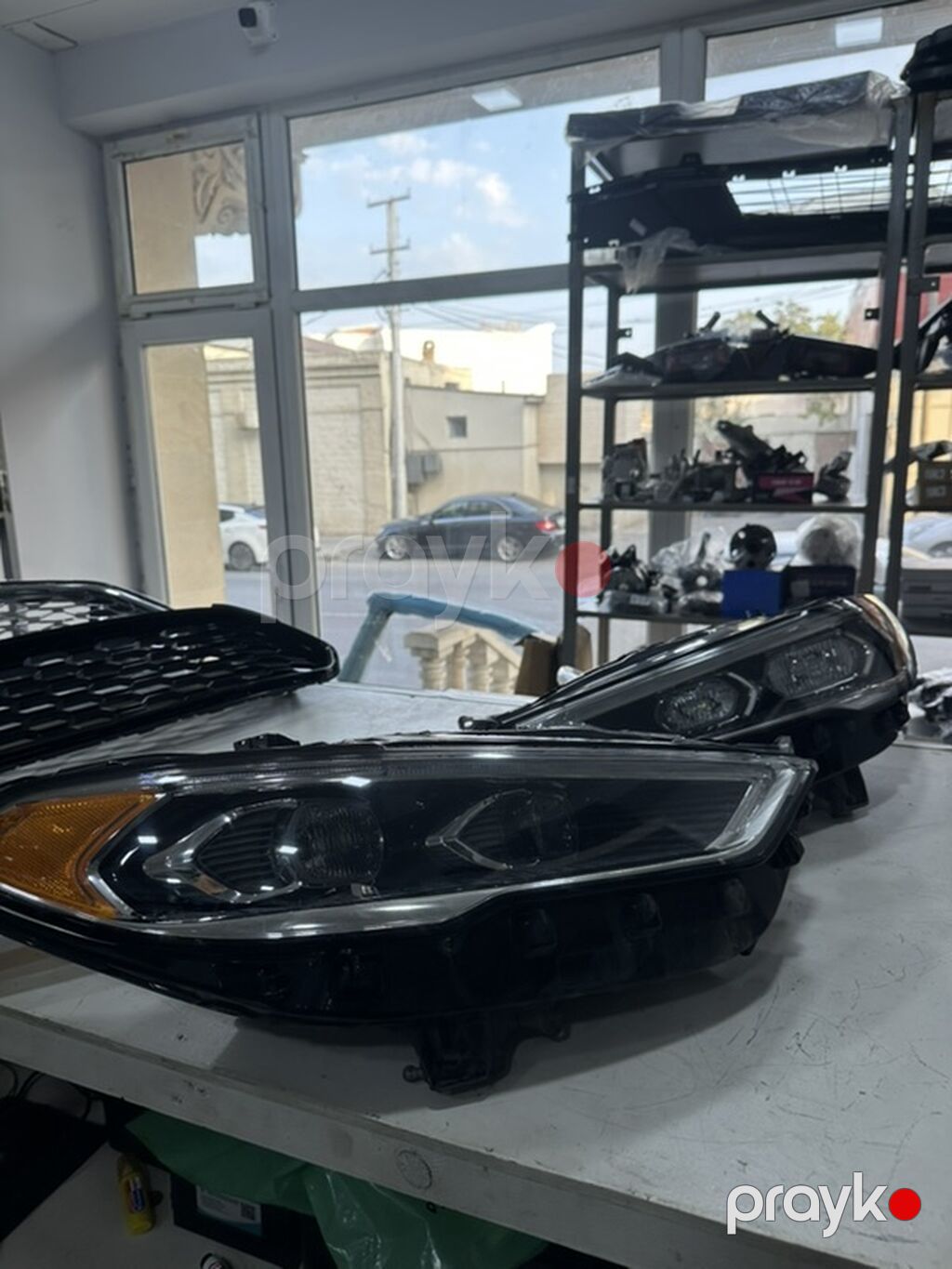 Komplekt, Yaxın və uzaq vuran işıqlar Ford, 2017 il, Orijinal, İşlənmiş — Avtomobil işığı, Bakı (2)