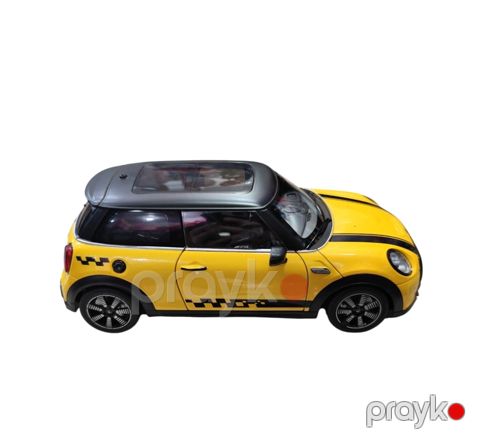 Oyuncaq avtomobil Mini Cooper 1:18, dəmir, sarı — Bakı